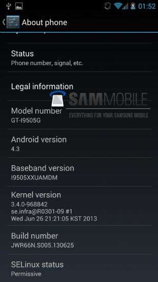 Android 4.3 Jelly Bean
