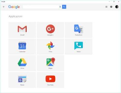 App Google Windows 10