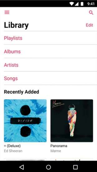 Apple Music per Android