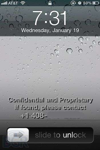 Apple iOS confidential