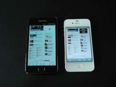 Apple iPhone 4S vs. Samsung Galaxy S2