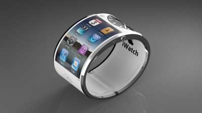 Un render di Apple iWatch