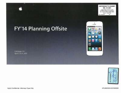 Il documento interno di Apple