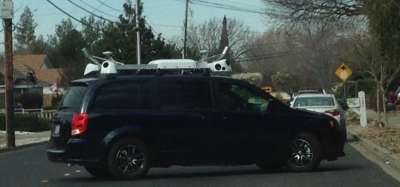 Uno dei minivan-prototipo attribuiti ad Apple