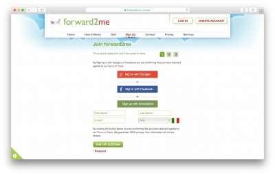  I servizi di mail forwarding dal Regno Unito 