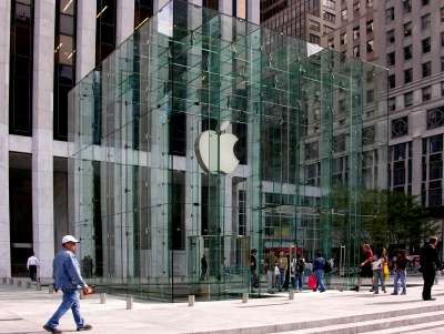 L'Apple Store sulla Quinta Strada a New York