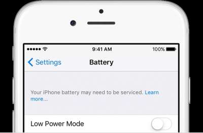Batteria iPhone esaurita