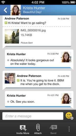 BBM iphone