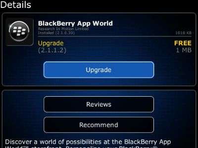 BlackBerry App World