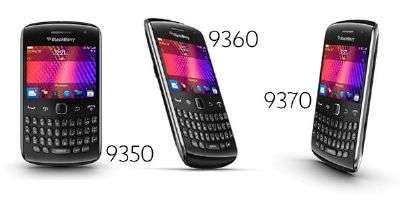 BlackBerry Curve 9350, 9360 e 9370