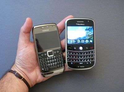 Blackberry Bold 9000 e Nokia e71
