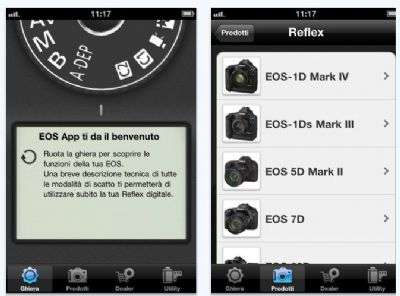 Canon EOS App per iPhone