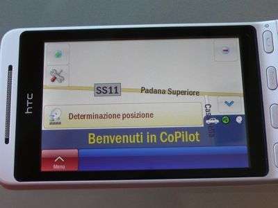 CoPilot su HTC Hero 