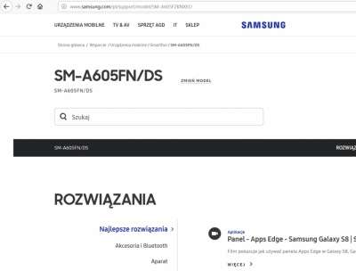 Dal sito polacco di Samsung