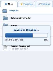 Dropbox per BlackBerry