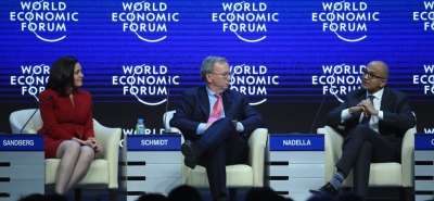 Eric Schmidt e Satya Nadella