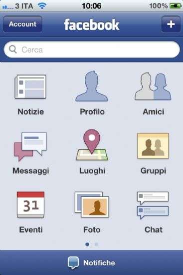 Facebook iPhone