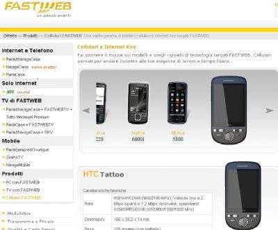 Fastweb - HTC Tattoo