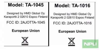 I numeri di modello dello smartphone Nokia passato dall'FCC