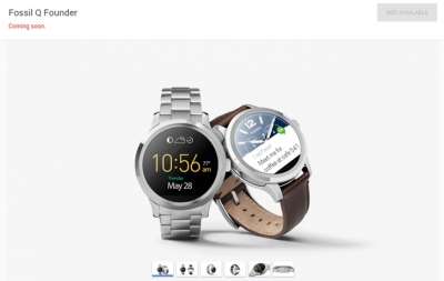 Fossil Q Founder sul Google Store