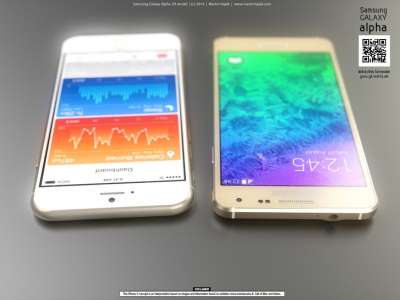 Galaxy Alpha vs iPhone 6