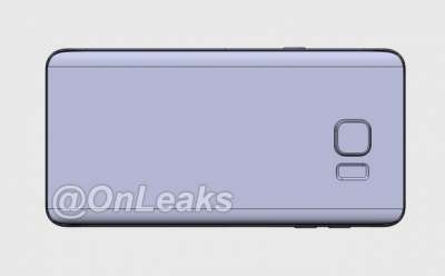 Galaxy Note 5, render 1 (fonte OnLeaks)