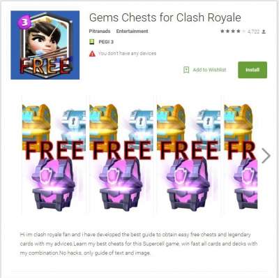 Gems Chest for Clash Royale