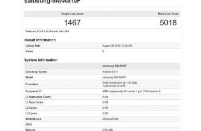 Il test di Geekbench