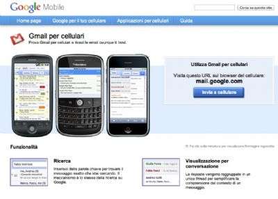 GMail per BlackBerry