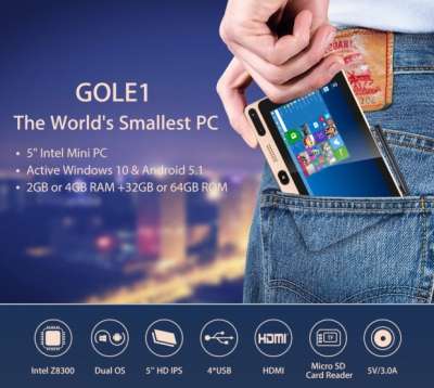 Gole1 mini pc dual boot