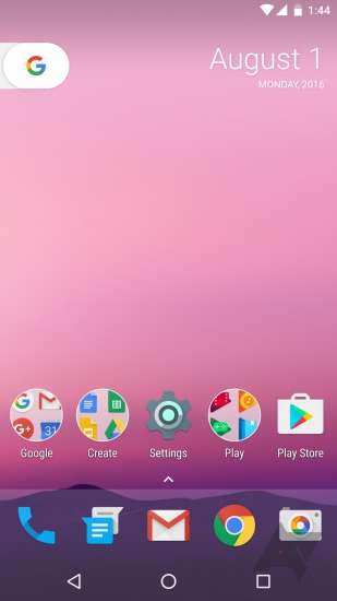 Nuovo Launcher Google Nexus Marlin e Sailfish