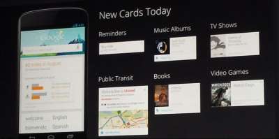 Google Now cards