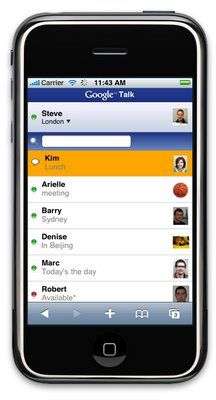 Google Talk per iPhone