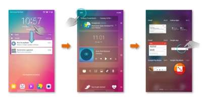 Alcune schermate di Good lock