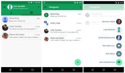 Screenshot Hangouts 4.0