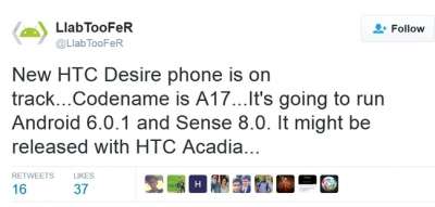 HTC Desire A17