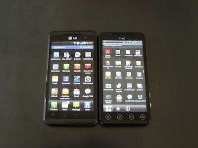 HTC Evo 3D vs. LG Optimus 3D