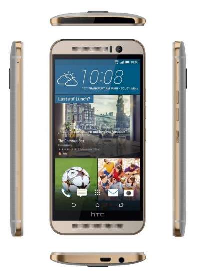 HTC One M9 silver 2