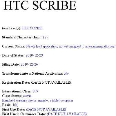 HTC Scribe