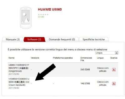 Huawei Honor ICS