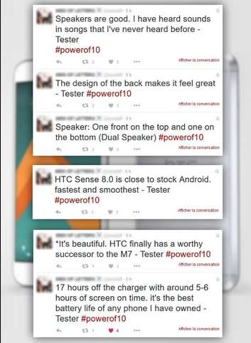 I tweet del presunto tester
