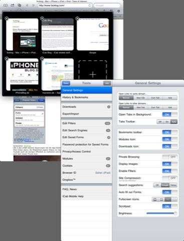 iCab per iPhone ed iPad