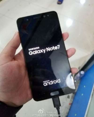 Il presunto Galaxy Note 7 