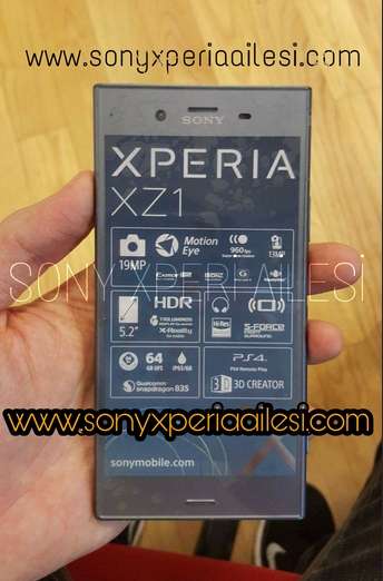 Il presunto Xperia XZ1