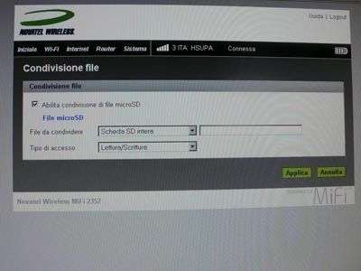 Il router MiFi 
