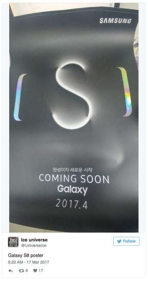 Il tweet col poster