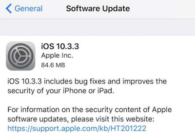 iOS 10.3.3