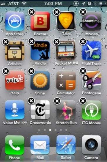 iOS folder icon