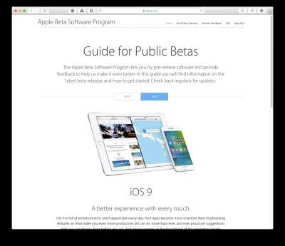 iOS 9 Beta