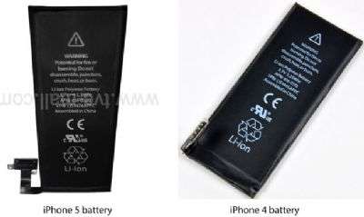 iPhone 5 batteria